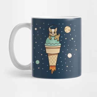 Kawaii Dog in Space Mug